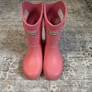 Hunter Pink Rain Boots